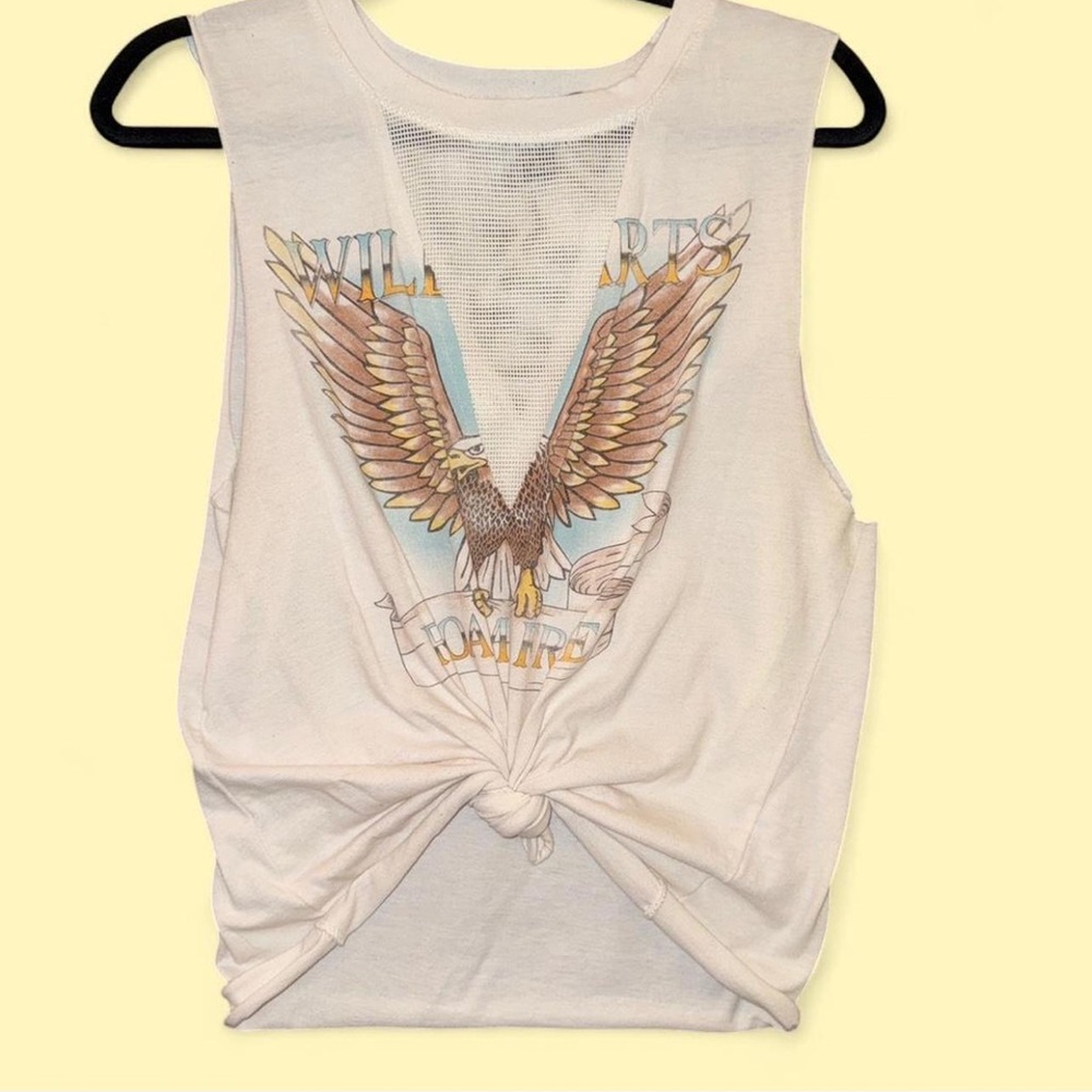 Forever 21 Cream Mesh Top